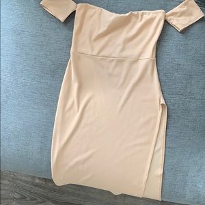 Off the shoulder dress